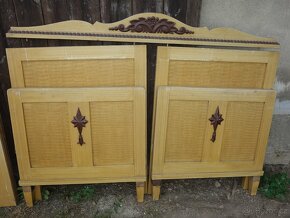 2 postele s nástavbou, smrkové dřevo - 3