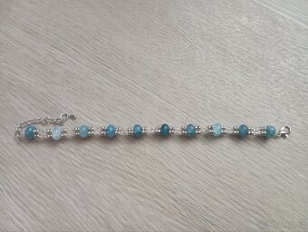 Náramek s imitací Akvamarínu - 3