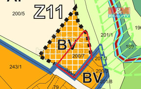 Prodej pozemku k bydlení, 1685 m², Krchleby - 3