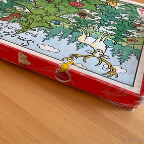 Retro hra- Smolíček pacholíček ( dřevěné kytky) - 3