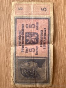 5 Korun (1940), série H - Protektorát Č. a M. - 3