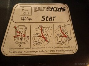 Autosedačka EuroKids Star - 3