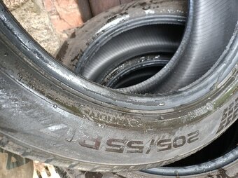 4 nokian WR snow proof P 205/55 R17 zimní pneumatiky téměř - 3