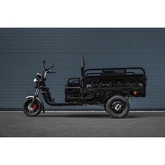 Pracovní elektro tříkolka, Leramotors, 1000W, černá - 3