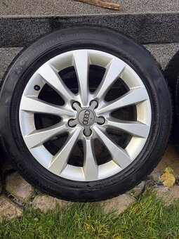 Prodám alu kola AUDI 5x112 R17 s pneu - 3