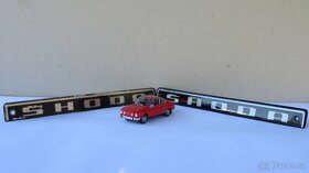 ŠKODA 110R ozdobný štít přední - vyrobený - 3