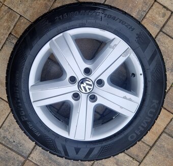 ALU R17 215/60/17 zimní original VW T5 T5.1 T6 T6.1 - 3