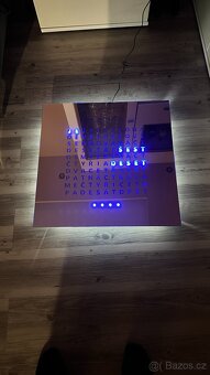 Slovní hodiny zrcadlové  (word clock) - 3