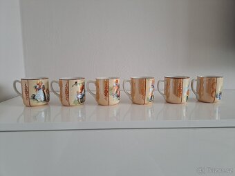 Sada porcelánových hrnků A. L. Salač (6 ks) - 3