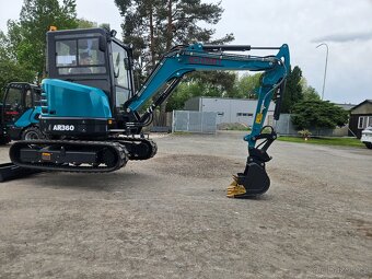 bagr, rýpadlo AR 360, motor Kubota - 3