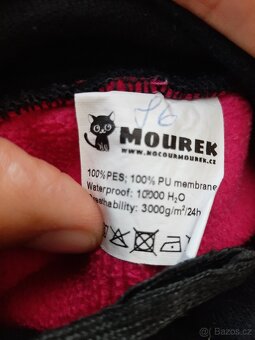 Softshellové kalhoty s fleecem - růžové vel.86 - 3