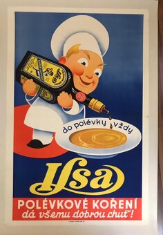 starý reklamní  plakat - 3