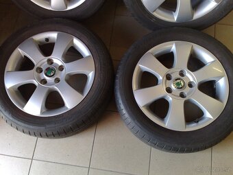 alu kola 5x112 r16 original škoda octavia 205/55/16 - 3