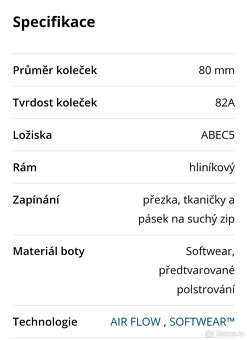 kolečkové brusle FILA RADON XT LADY č.38 - 3