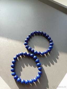 Náramek - Lapis lazuli, 8 mm - 3
