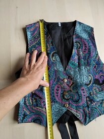 Chlapecká společenská vesta vel 140 - 3