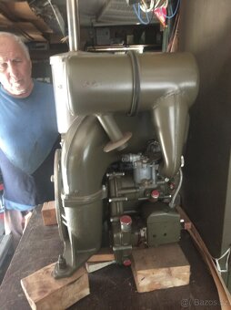 Vojenský stabilní motor TYP ZB7 - A - 3