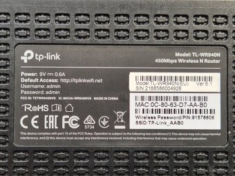WiFi router TP-Link TL-WR940N 450MB/s - 3