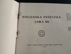 Jawa 90 dílenská příručka originál - 3