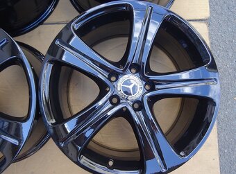 Alu disky černé Mercedes 18", 5x112, ET 43, šíře 8J - 3