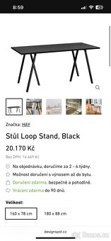 Jídelní/pracovní stůl HAY LOOP STAND - 3