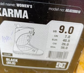 snowboardové boty DC Karma - velikost 40,5 - 3