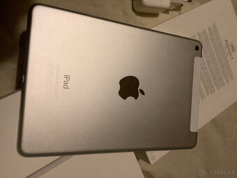 Apple iPad Mini 4, 128GB, Wi-Fi+Cellular, stříbrný, TOP STAV - 3