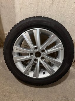 Alu kola VW 5x112 R16 s pneu Hankook zimní - 3