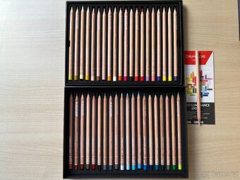 Umělecké pastelky Caran d´Ache Luminance SET 40 + Blender - 3