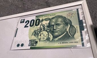 PAMĚTNÍ EUROBANKOVKA GREGOR MENDEL - 3
