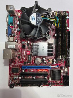 MSI G31TM-P35 + Intel Pentium E5200 + 2x2GB DDR2 - 3