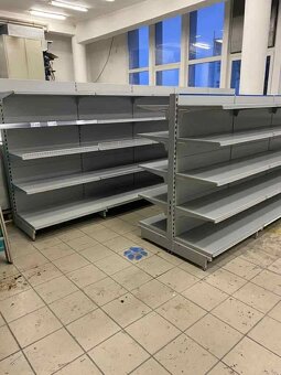 Obchodní oboustranné regály 46/46/46/46/46cm - 3