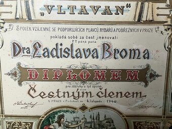 Diplom – obraz VLTAVAN. - 3