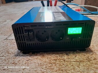 Prodám nový sinusový měnič napětí 24/230V 3300/8000W - 3