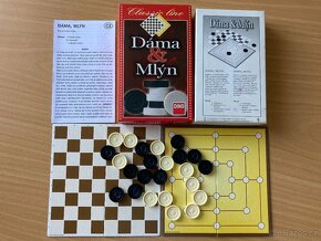 Cestovní hry člověče nezlob se, dáma a mlýn, kvarteta - 3