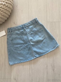 Riflová sukně H&M, vel. 36 - 3