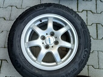 ALU kola 4x108 R15 + letní pneu Barum - 3