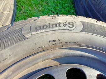 Plechové disky VW 5x112 R16 s pneu - 3