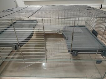 Klec pro hlodavce ZOLUX Panas Colour 80 se skleněným dnem - 3