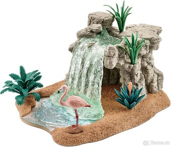 Schleich 42258 vodní laguna + 42257 vodopád (výborný stav) - 3
