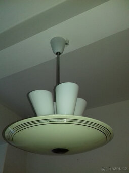 Lustr Art-Deco,perfektní stav,rok 1940 - 3