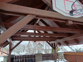 Prodám garáž- dřevěné stání na auto - 3