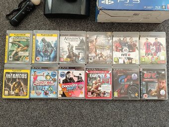 PS3 500GB, příslušenství, hry / PlayStation 3 - 3