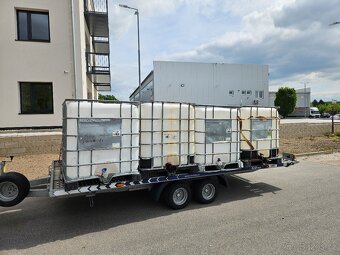 Nádrž na vodu 1000l - vyčištěný IBC kontejner 8 KS - 3