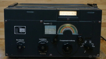 Telefunken E52b-2 Kolínský přijímač Rádiový přijímač Wehrmac - 3