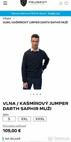 Svetr Peugeot XXL vlna/kašmír nový - 3