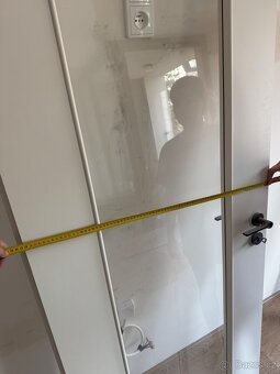 Prodám: Interior dveře Vekra, bíle, G1 sklo, pravé - 80x210 - 3