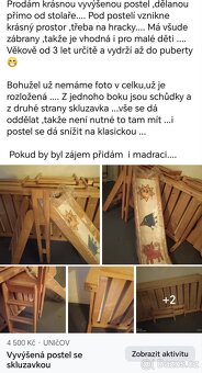 Dětská vyvýšená postel - 3