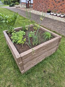 Betonový vyvýšený záhon - 3