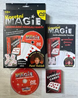 Prodám box - kniha + karty + DVD: - 3